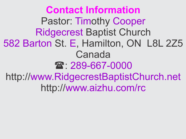 Contact Info