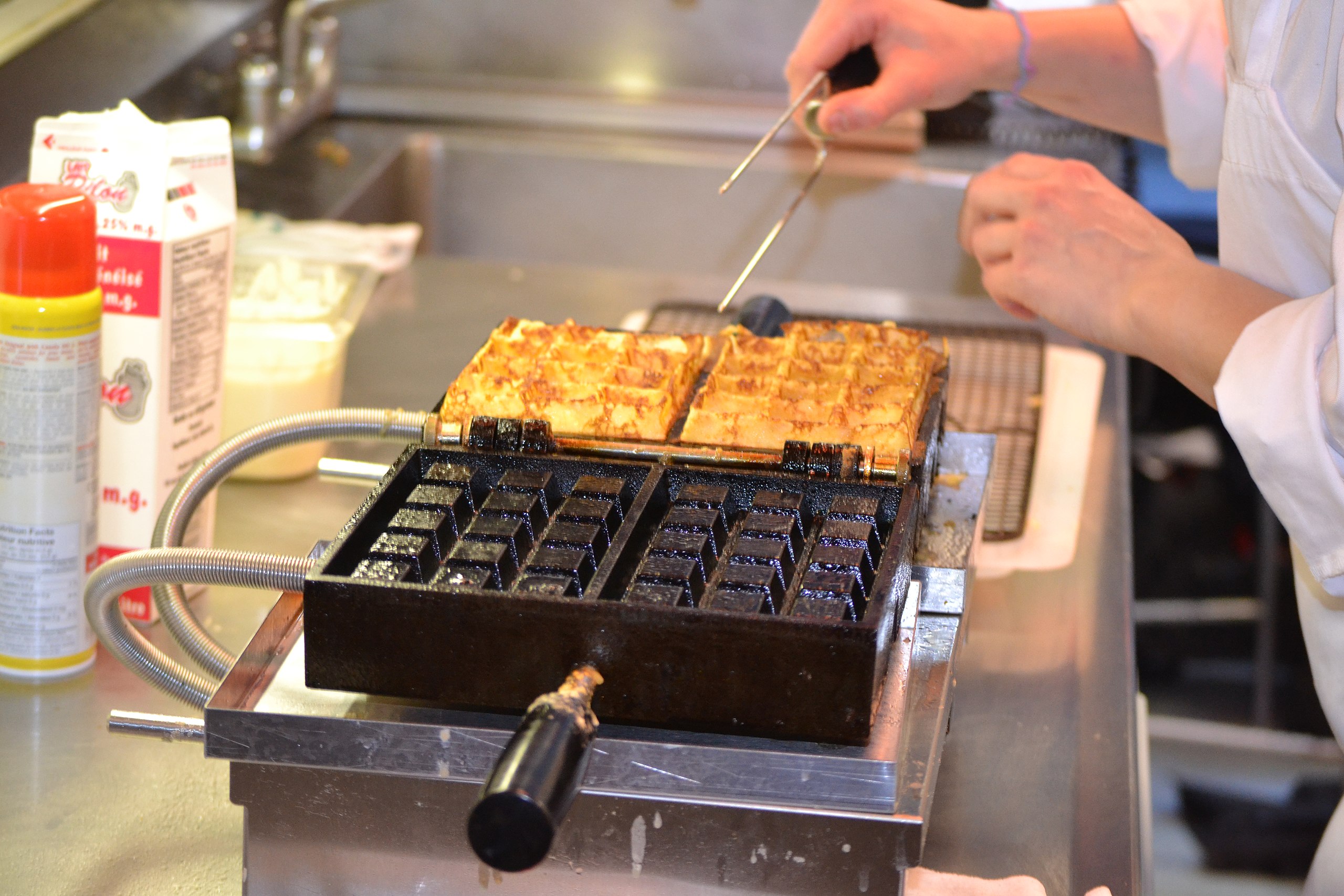 Waffles On Iron